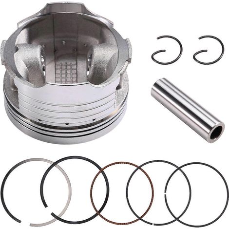 Compatible avec les motos CG150, ZJ150, CG ZJ 150, 150, ZJ125 jusqu'à 150 cm3, pistons de moto de 62 mm, axes de piston de 15 mm et kits de segments de piston. (1/5)