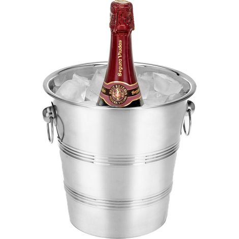 Ständer für die Kühlung von Champagner, Alkohol - Edelstahl, 22 cm