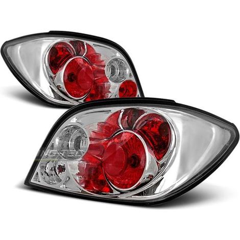 Paire de feux arriere Peugeot 307 01-07 chrome-27336236