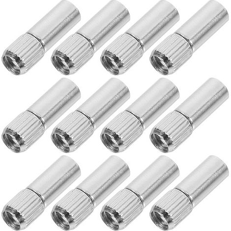 12 robuste staffe per mensole in acciaio inossidabile e ferro, ideali per mensole in legno, armadi e pensili da cucina, complete di viti autofilettanti per un montaggio sicuro. (1/4)