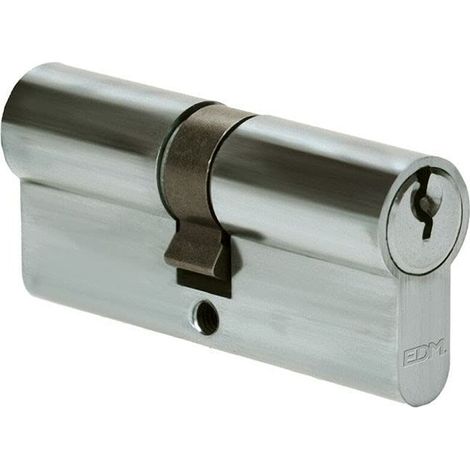 Cylindre De Porte à Nickel 70mm (35+35mm) Court Cam R13 Avec 3 Clés Inclus Edm (1/3)