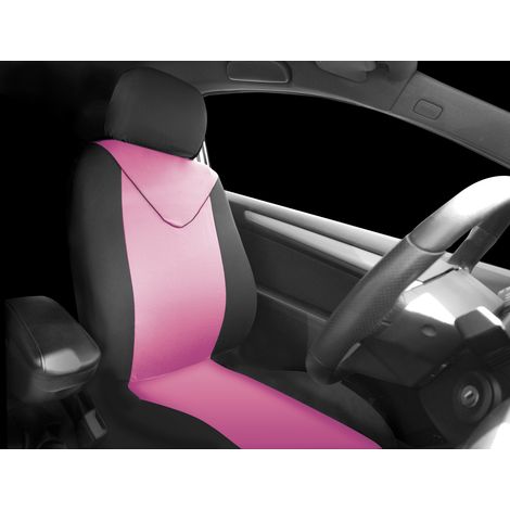 Housse 1 place - Noir et Rose - Unicorn - en 2 pieces