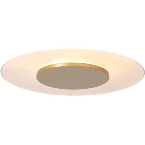 Steinhauer - deckenleuchte - Lido - gold - metall - Ø 28cm - LED