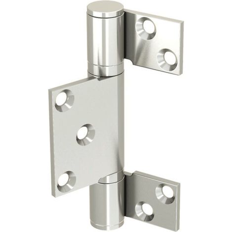 Charnière en INOX axe de 10 mm dimension 67x104,5 mm