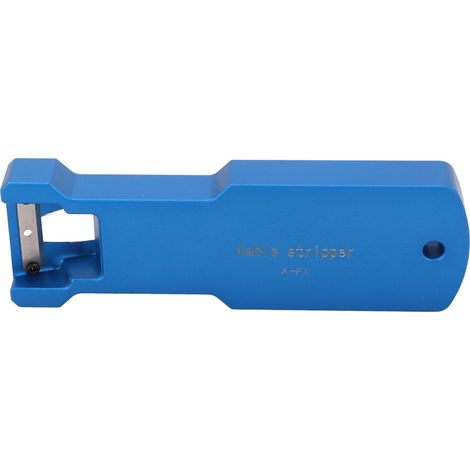Glasfaser-Abisolierzange aus Aluminiumlegierung, austauschbare Klinge, Längsabisolierzange für 8,5 / 10,5 / 14 mm Kabel