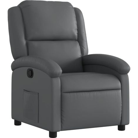 Maison Exclusive - Relaxsessel Grau Kunstleder