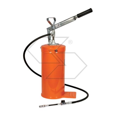 Pompa a barile per grasso 12Kg 180x420mm tubo gomma 1,5m tubo flessibile 130mm