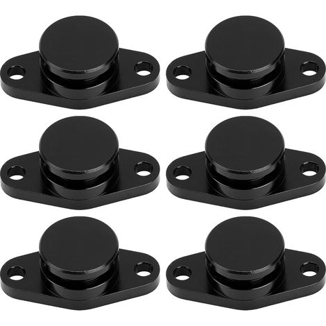 Bouchons d'obturation pour volets de turbulence moteur 6x22 mm avec joints en caoutchouc compatibles avec M57/M57D25 (noir) (1/5)