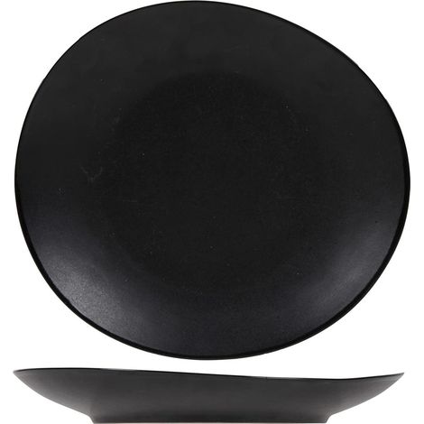 Assiette à Dessert Noir-22,2 X 20,3 Cm- Lot de 6 (1/3)