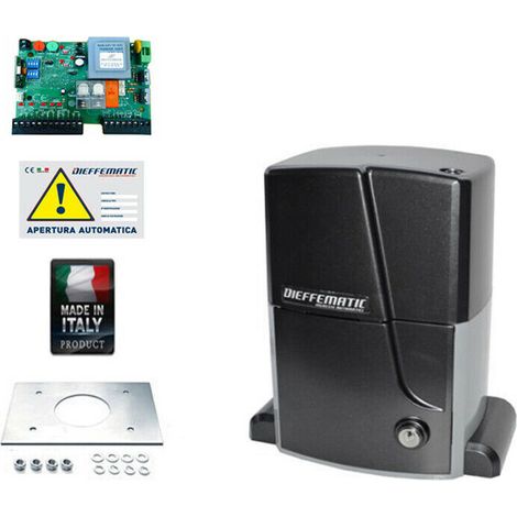 Automazione Motore Cancello Scorrevole 2000kg 230v Bagno D'olio Uso Condominiale
