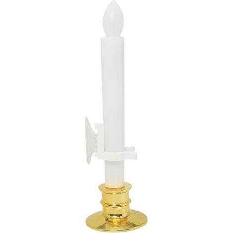 6pièces Bougies Électriques LED Coniques sans Flamme Lot (1/5)