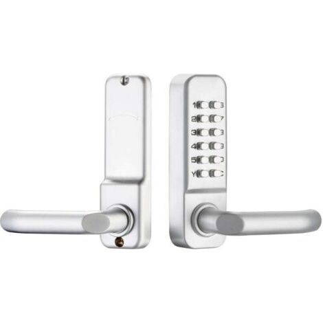 Poignée à code Serrure à code mécanique étanche, combinaison de code à 1 à 11 chiffres Mot de passe de sécurité Serrure codée Serrure de porte à combinaison mécanique sans clé pour porte de bureau en