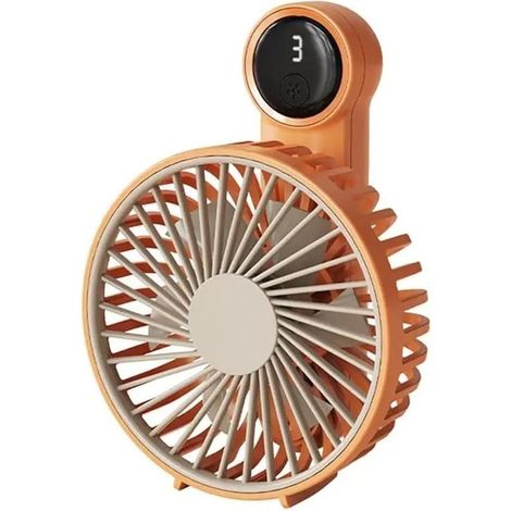 Ventilateur Rechargeable Pour Voiture – Portable, Sur Table Et (1/5)