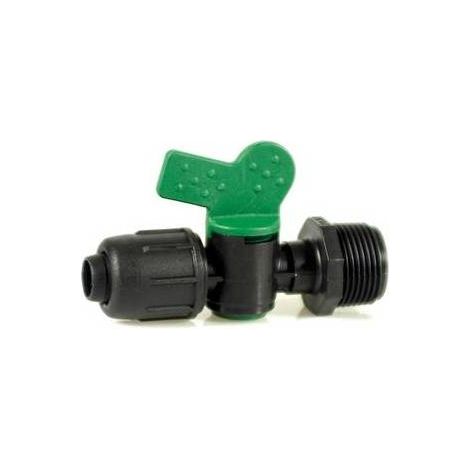 50 x VANNE FILETAGE MÂLE / RACCORD PN4 Dimensions : D. 16 x 3/4