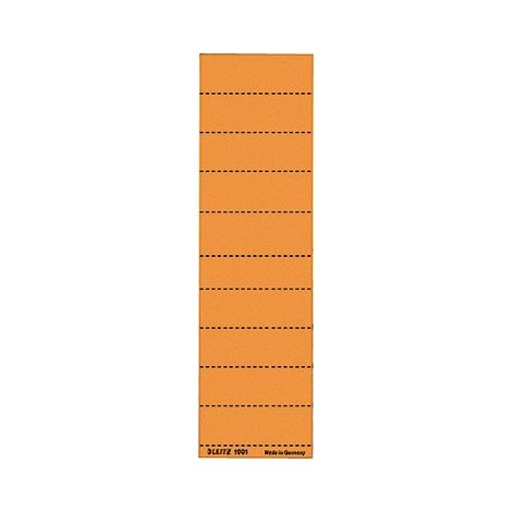 LEITZ Beschriftungsschild Leitz ALPHA® 60 x 21 mm (B x H) 190g/m² Karton orange 100 St./Pack. (1/4)