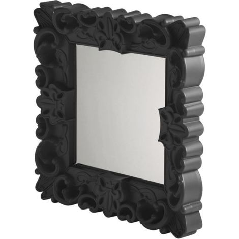 Mirror of Love  Nero - Piccolo  specchio di design originale Slide colorato moderno barocco camera ingresso sala da pranzo salotto