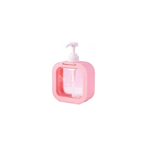 Dispenser di sapone liquido trasparente con pompa, flacone in plastica da 500 ml per sapone liquido per le mani, flacone ricaricabile con pompa per detersivo per piatti. - Crezuo