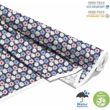 Outdoor dekostoffe oxford - Motiv bunte Gänseblümchen I DX349 (1/5)