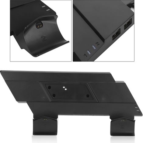 Support Universel Double Chargeur Sans Fil pour PS4, PS5 et Manettes - Compatible avec Toutes les Consoles Sony