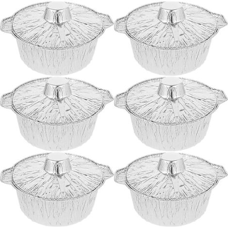 Aluminiumfolienform, Camping und Backen, wiederverwendbare Grill-Lunchbox (1/2)