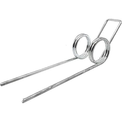 10PCS - Ressort De Torsion - Acier À Ressort - Mécanisme De Rebond Stable Pour Réparation Automobile Et Industrie - Argenté - 1,0x40mm (1/5)