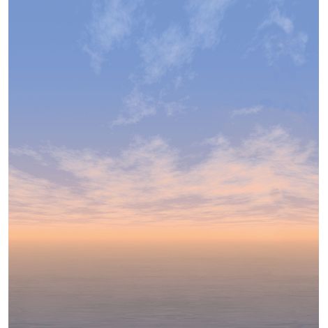 papier peint panoramique nuages bleu, blanc et gris - Livingwalls (1/4)
