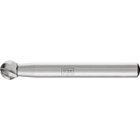 PFERD TOOLS 22420016 Fraise sur tige HSS boule 8 mm Longueur 55 mm Dimension produit, Ø 8 mm Longueur de travail 7 mm D (1/4)