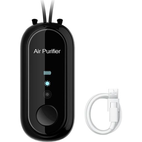 Tragbarer Luftreiniger  Wiederaufladbar, tragbar, leise, für Haustiere geeignet  Geräuscharme Luftfilter  USB-aufladbarer Luftreiniger (1/5)