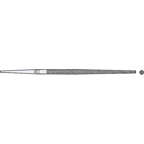 LIMA TONDA MEZZODOLCE FINITURA METALLI 6"-8"-10" 150/200/250mm STELLA BIANCA, "8"/200mm"