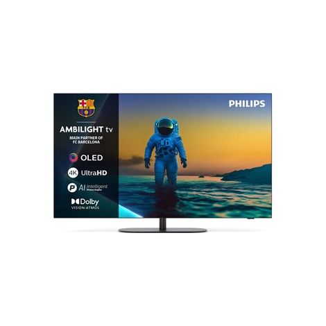 Philips – Téléviseur OLED 48 pouces – Résolution UHD 4K – Smart TV avec technologie Ambilight – Bluetooth intégré (1/5)