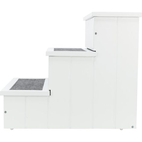 Treppe, MDF 40 38 45 cm, weiß
