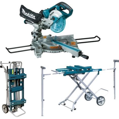 Makita DLS714NZ Slide Compound Mitre Saw 18v 36v LXT 190mm + DEAWST05 Leg Stand