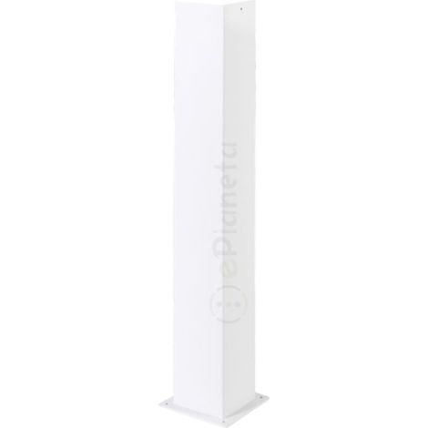 UNIVERSO 740-B PORTALAMPADA APPLIQUE DA GIARDINO WALL LIGHT QUADRATO PER LAMPADINE E27 COLORE BIANCO