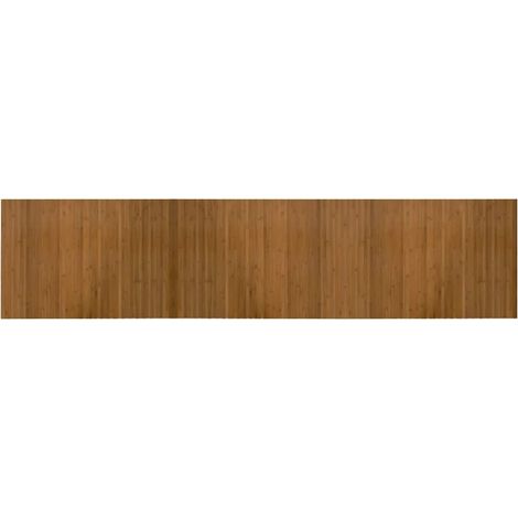 Tapis rectangulaire marron 70x300 cm bambou (1/5)