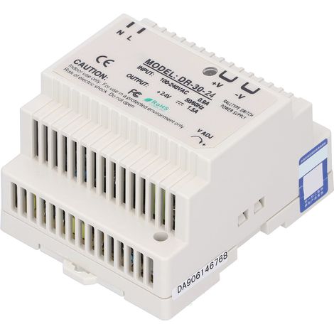 Alimentation LED régulée et ajustable série DR-30 alimentation à découpage sur rail DIN série DR-30-24 (1/5)