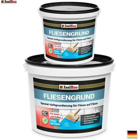 Fliesengrund 9 kg Fliese auf Fliese Haftgrund Quarzgrund Fliesengrundierung