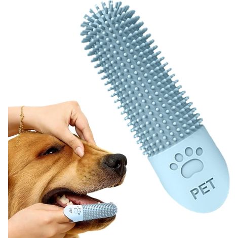 Brosse à dents pour chat Brosse à dents souple pour chat Outils de nettoyage buccal (1/4)