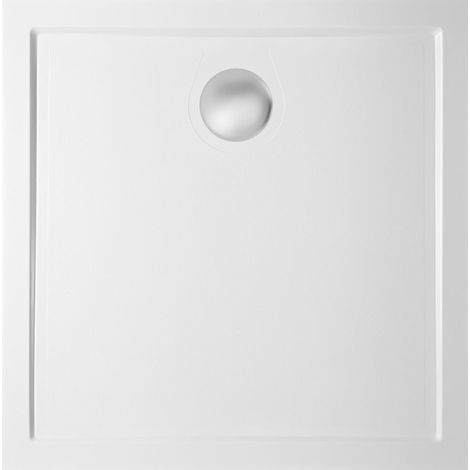 Receveur de douche carré en marbre de culture GALLET 90x90cm (1/4)