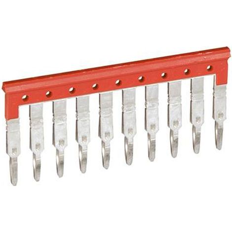 Pettine equipotenziale Legrand per 10 morsetti passo 6mm 037504 (1/2)