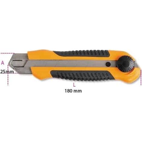 BETA Cutter à lame rétractable 25 mm - 1773A - 017730000