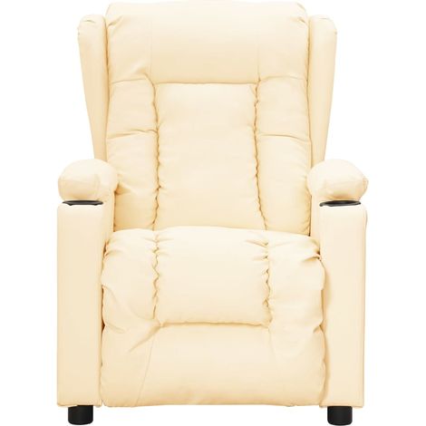 Maison Exclusive - Relaxsessel Creme Kunstleder