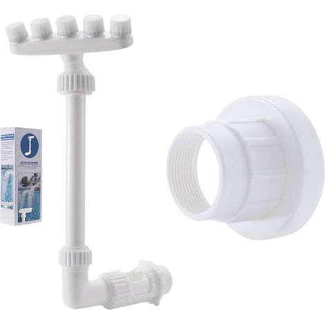 Applicable Spray de en pour Piscine, Arroseur Réglable avec Rotation 360 pour Une Utilisation Extérieure, Adaptateur à Trois Couches (1/5)