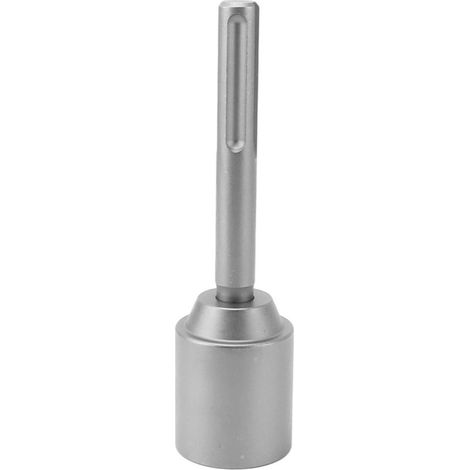 Enfonceuse de poteaux en T à 5 trous, tige en acier, enfonce-poteaux manuel, accessoire pour perceuse à percussion, longueur 20 cm, diamètre 45 mm / 1,8 po (1/5)