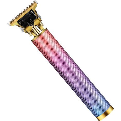 Tondeuse À Cheveux - Lame En T En Acier Au Carbone - Sans Fil Rechargeable - Pour Hommes Et Barbe - 1 Pièce
