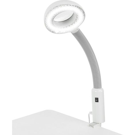 Lampe LED USB portable pour tatouage, lampe à ongles à loupe 5X réglable, lumière froide, prise UE 100-240V (1/5)