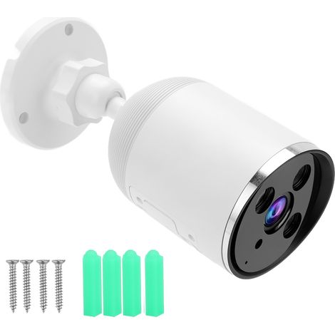 Caméra WiFi sans fil 2MP HD, vision nocturne infrarouge, étanche, détection de mouvement, alarme de sécurité domestique, compatible Tuya, 12V DC (1/5)