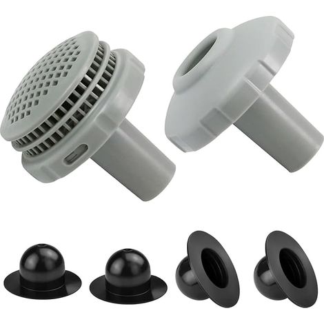 Kit de raccordement pour filtre de piscine 32 mm - Kit de raccordement pour filtre de piscine - Accessoires de piscine avec filetage intérieur pour visser - Amélioration de la circulation de (1/5)