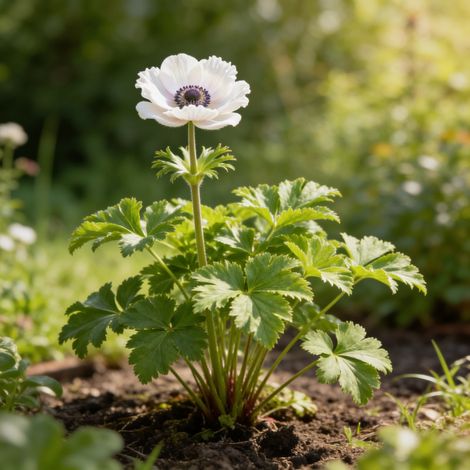 Anémone xhybrida Ruffled Swan 20cm Godet 9cm - Anemone (1/4)