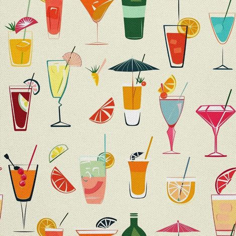 Outdoor-Dekostoffe Oxford - Motiv Cocktail DX8657 (1/5)