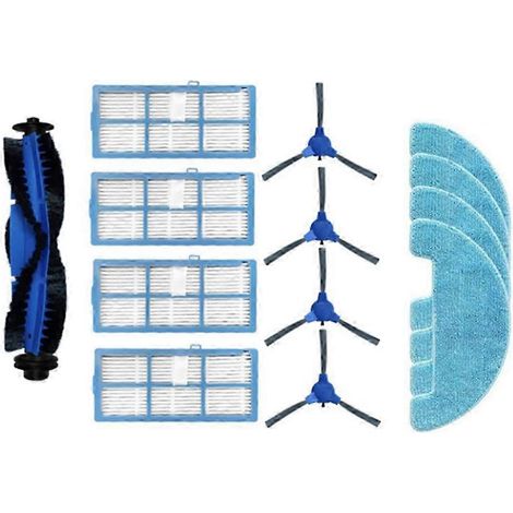 Zubehör für Kehrmaschinen D2, D3, D6, E20, E30, E31: Hauptbürste, Seitenbürste, HEPA-Filter, Wischmopp, Ultra-Zubehör (siehe Abbildung), SZRH AM